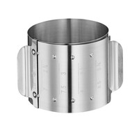 Kuchenprofi-Ring Zum Formen, Verstellbar, Durchmesser 7-9 Cm (18 StüCk, Pro Disp