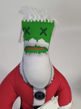 Dammit Doll Stress Relief Holiday Christmas Limited Edition Green Santa Claus