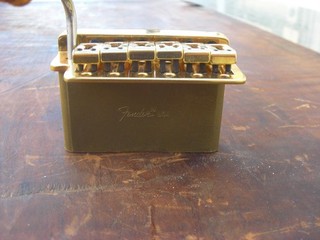Fender The Strat Stratocaster tremolo 1980 to 1983 Brass master works well
