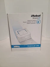 iRobot Braava Jet 240 Robot Mop Wet Dry with Battery Charger & Pads,NEW