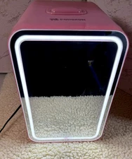 Mini Skincare Fridge (4 Liter/6 Can) with Dimmable LED Light Mirror/ Free Ship!