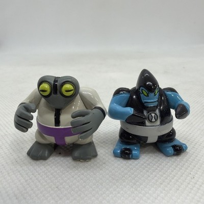 Ben 10 Sumo Slammers 1'' Mini Figures x 2 Gray Matter & XLR8 Cartoon Network