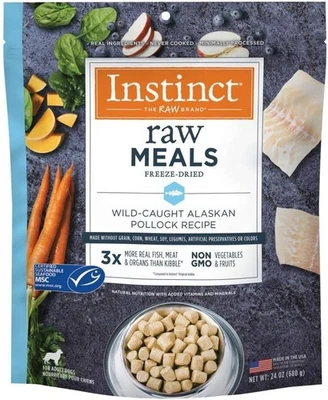 Instinct Freeze Dried Raw Dog Food 1.5lb Grain Free High Protein Nutrition