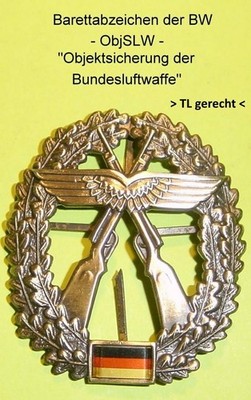 '' Objektsicherung der Bundesluftwaffe ''   BW - Barettabzeichen