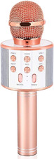 Toys for Girls Age 5-12, Wireless Bluetooth Karaoke Microphone for Kids Popular