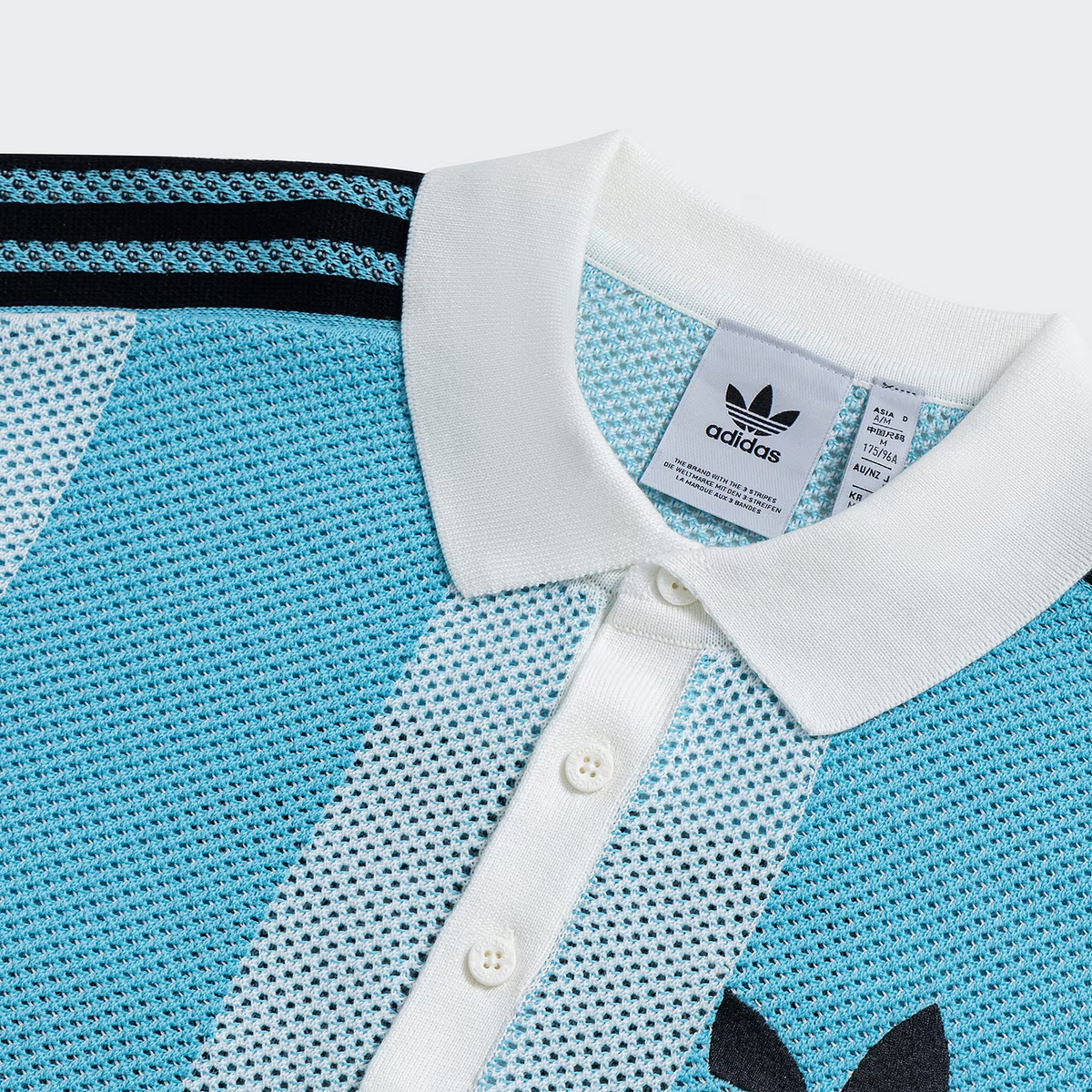 Adidas Originals BLOKECORE SHORT SLEEVE Polo Shirt Unisex Light