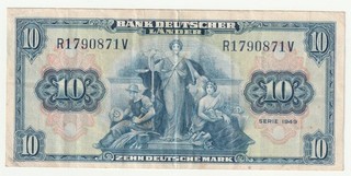 10 Deutsche Mark 1949 BDL.