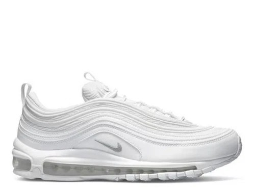 Nike Air Max 97 Entrenadores Blancos Talla Uk 9.5 Nuevo GENUINO PRECIO DE VENTA SUGERIDO POR EL FABRICANTE £174 #1035 - Imagen 1 de 7