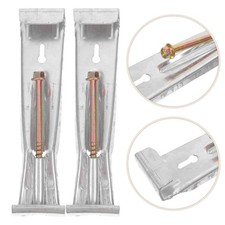 6 Pcs Gutter Sink Hanger Brackets with Assembled Screw for House