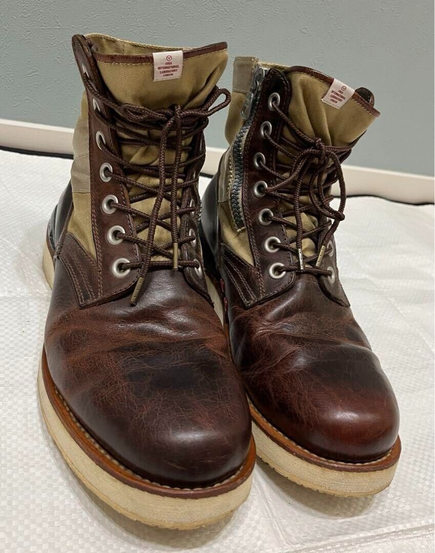 visvim 7HOLE '73-FOLK Boots Brown Leather US 9 Used From visvim 7HOLE '73-FOLK Boots Brown Leather US 9 Used From
