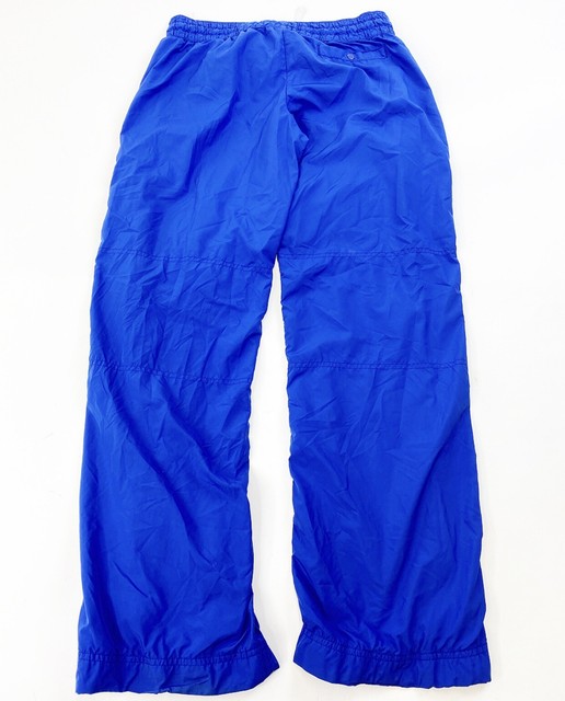 Vintage NIKE Windbreaker Pants Womens Medium Blue Lined Nylon | eBay