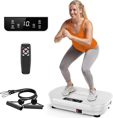 FEIERDUN Whole Body Vibration Plate 330 LBS Capacity Multiple Modes for Toning Wellness