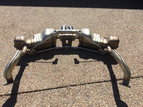 PORSCHE 981 BOXSTER SPYDER OEM GENUINE ORIGINAL EQUIPMENT SPORT EXHAUST SYSTEM - Picture 3 of 11