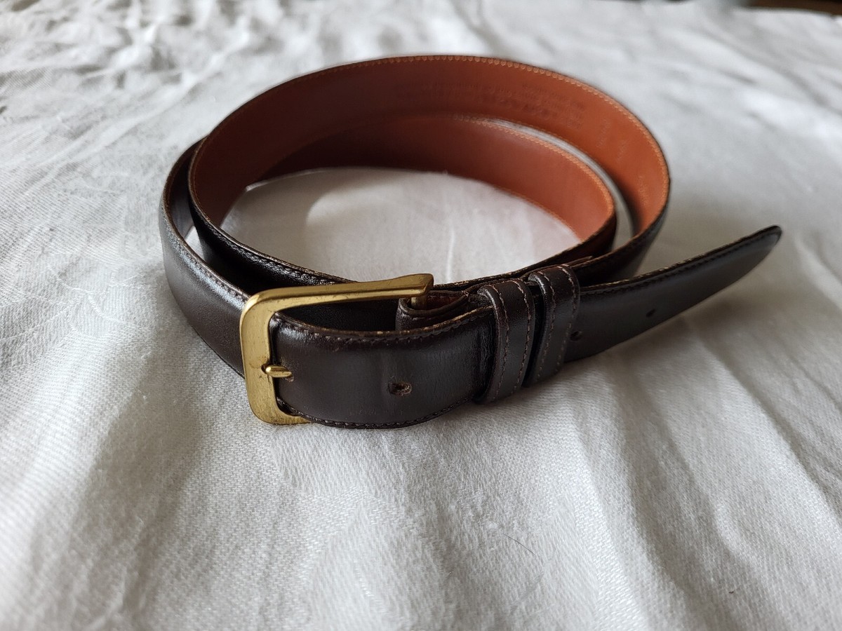 Brown Leather Coach Belt #5800 40
