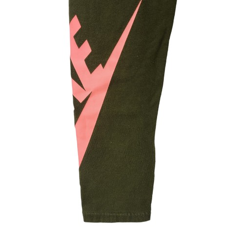 Nike Youth Leg A See Leggings Pants 851984 331 Green Pink Girls Size Medium - Picture 4 of 8