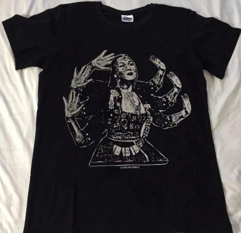 FILA MAGLIETTA SKID ROW BAND YOUTH GONE WILD NUOVA NERA TE1780