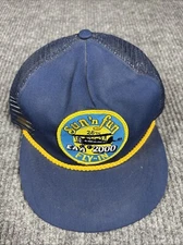 Sun N Fun Lakeland Florida 2000 EAA Patch Snapback Trucker Hat Aviation Fly In
