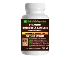 Bitter kola 500mg Vegan Capsules 100 Count