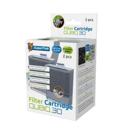 Superfish Qubiq 30 Filtermedien Filterpatronen Filterkasetten 2er Pack