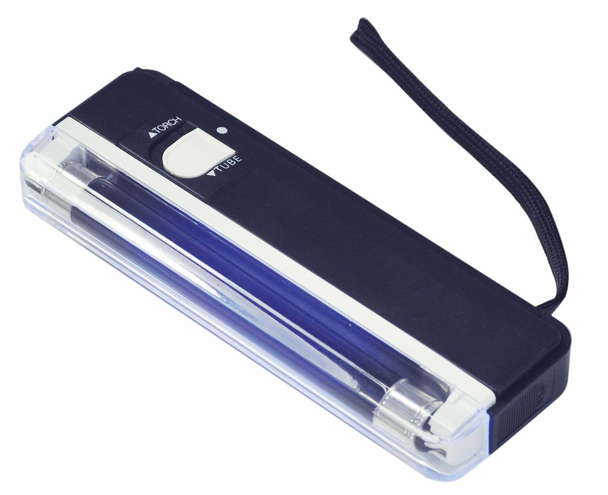 Lampe UV à Ondes Courtes 254 Nm – Pour Timbres, Billets, Détection Fluorescence (neuve)