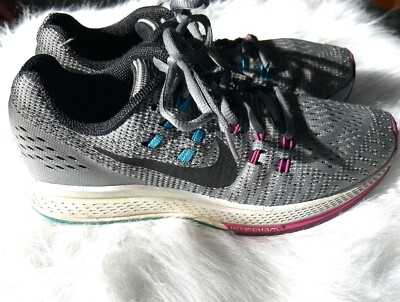 Nike Zoom Structure 19 Womens Size 7.5 Gray Shoes Sneakers Running 806584-005