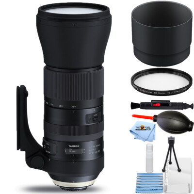 Tamron SP 150-600mm f/5-6.3 Di VC USD G2 for Canon EF Starter UV Filter BUNDLE