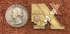 Salt Lake City 2002 Olympics, Xerox Large Clutch back pin, Minty — photo 2