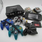 Nintendo 64 N64 WiiU Console Controllers & Games Lot UNTESTED AS IS