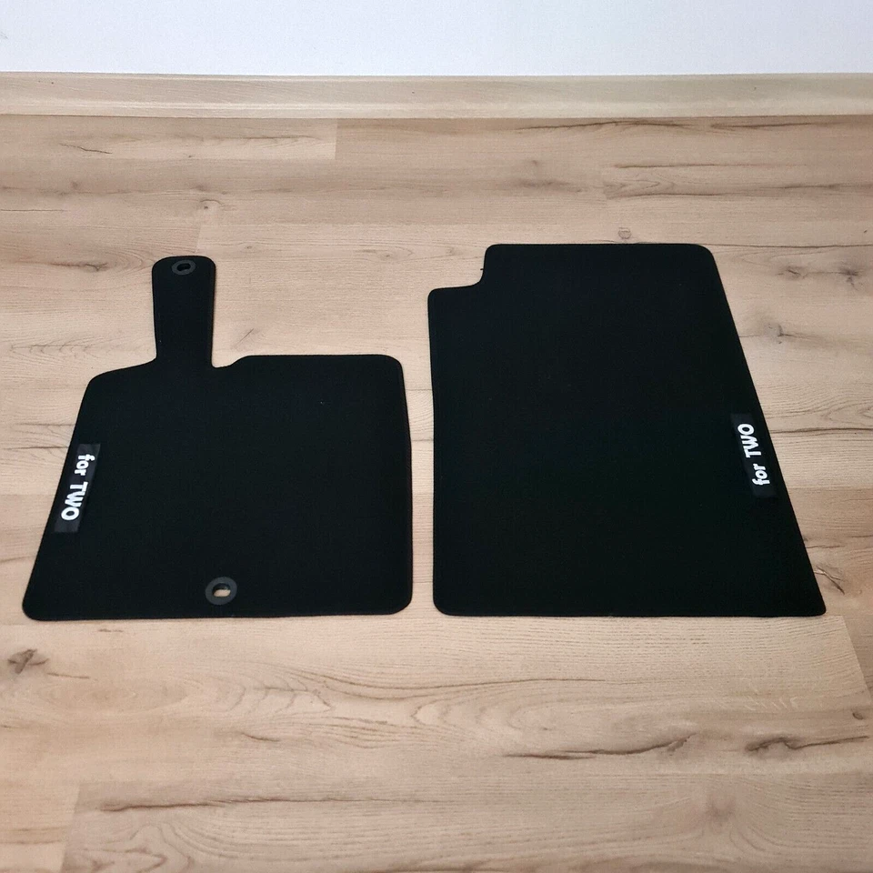 Alfombrillas delanteras de terciopelo para Smart para dos revestimientos impermeables 1998-2006 Foto 3 de 4