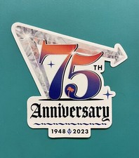 2023 NEW IN-N-OUT BURGER 75 YEAR ANNIVERSARY STICKER