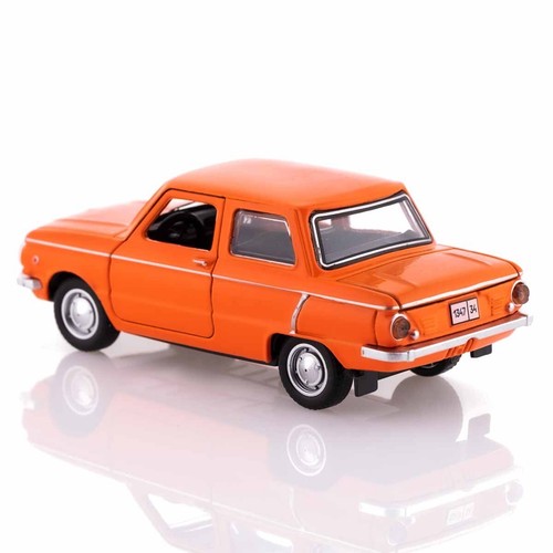 ZAZ 968M Metal Model Diecast Car Scale, Collectible Toy Cars, Orange, 1/36 - 第 2/6 張圖片