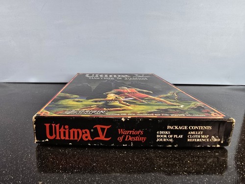 ULTIMA V Warriors Of Destiny - Origin Systems RPG Fantasy Game 1988 Complete - Picture 4 of 18