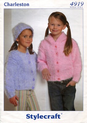 Stylecraft 8020 Kinder Sommer Top DK 20-30'' Vintage Strickmuster