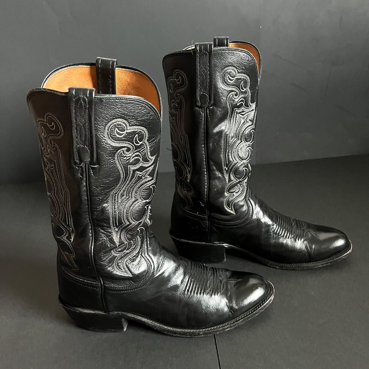 Lucchese 1883 Men's Cordoba Calf Roper Cowboy Boots N1613R4 Size