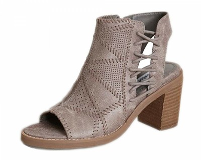 not rated peep toe booties