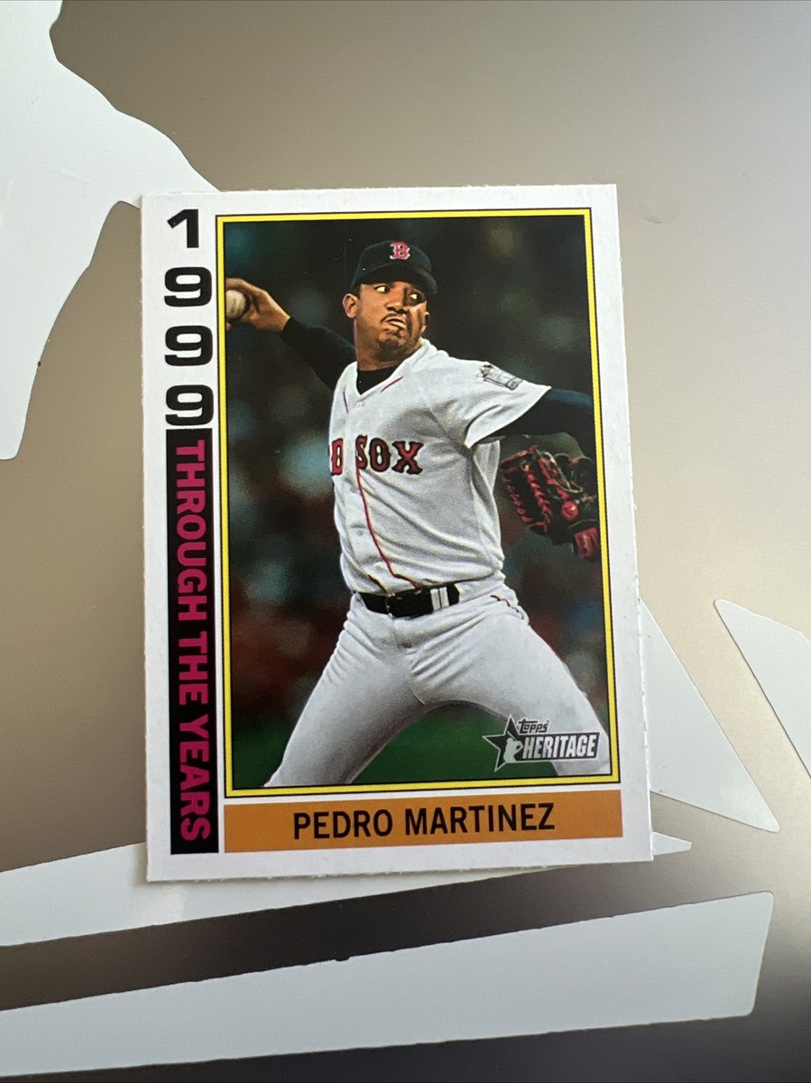 2025 Topps Heritage Through the Years TTY-14 Pedro Martinez