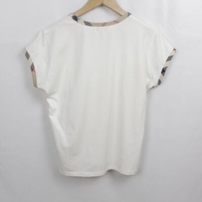 White Burberry T-shirt Women's Size XL | eBay