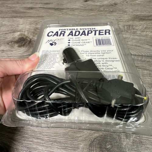 New NOS Mad Catz 12 Volt DC Car Adapter For Gameboy Pocket Gamegear Nomad - Picture 6 of 6