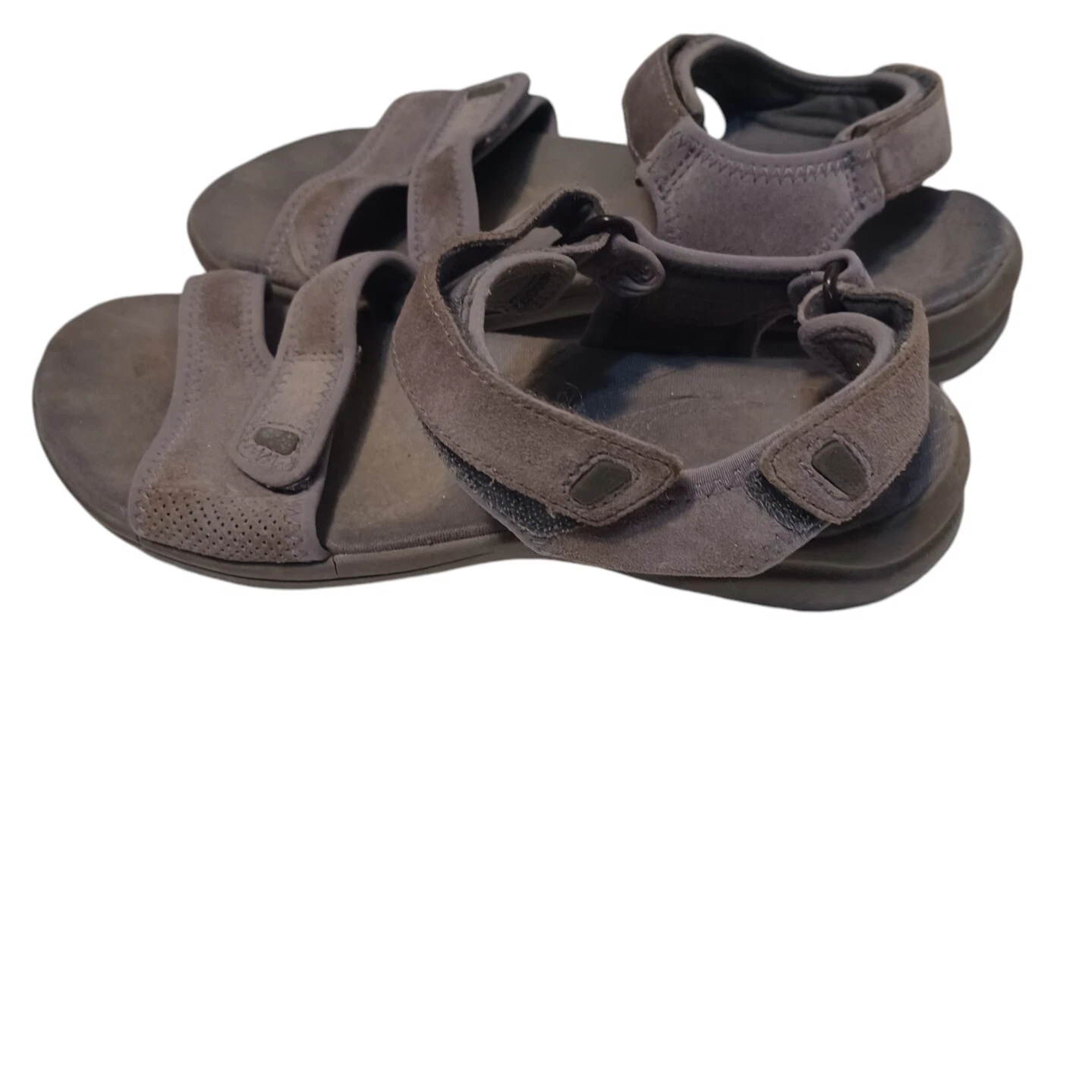 Sandali Clarks donna 7 grigi regolabili in movimento comfort esterno