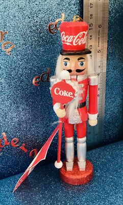KURT ADLER COCA COLA BAUMSCHMUCK NUSSKNACKER 6 Zoll