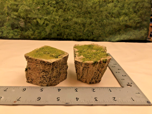 WARGAMING TERRAIN GRASSY MOUNTAIN CLIFFS MODULAR SET OF 9 - Picture 4 of 12