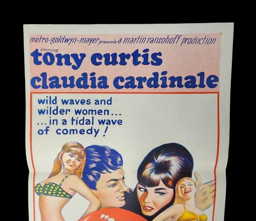 Daybill Don't Makes Waves Vintage Original Australian Movie Poster Sharon Tate - Bild 4 von 14