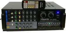 Used Hisonic Dual Channel MA3800K Karaoke Mixing Amplifier 760W