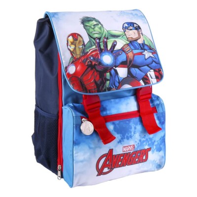 Zaino Avengers Marvel Estendibile,Cartella Scuola Elementare 28 x 14,0 x  40,0 cm