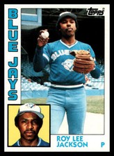 1984 Topps Roy Lee Jackson #339 Toronto Blue Jays