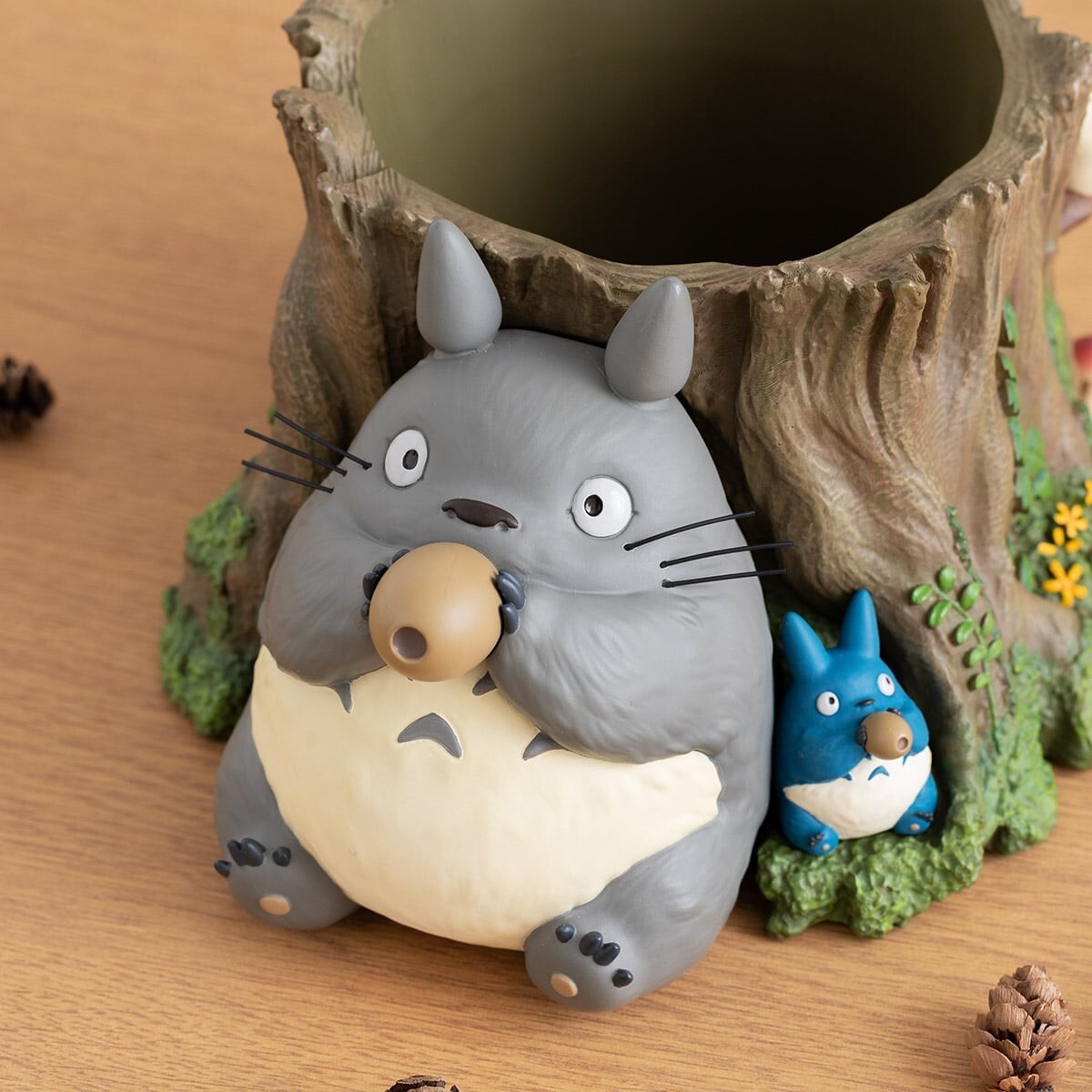 Ghibli My Neighbor Totoro Diorama Box Large Stump Donguri JP