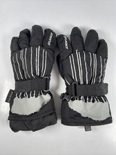 Serius Weatherproof Black Kids Gloves Jr Medium M 409204 Clean Black Snowboard