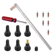 Tire Valve Stem Tool Remover  Installation 6 Pcs Tr412 Snapin Valve Stems With