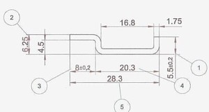 Aufhängeschiene Schrankschiene Schrankaufhänger Schrankhalter f.Hängeschränke 1m - Bild 5 von 6
