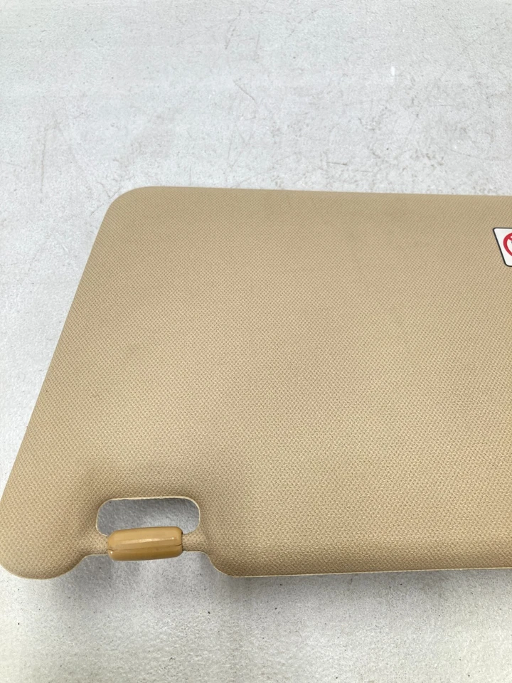 06-08 Acura TSX Passenger Right Front Side Sunvisor Sun Visor OEM Beige - Image 3 of 4